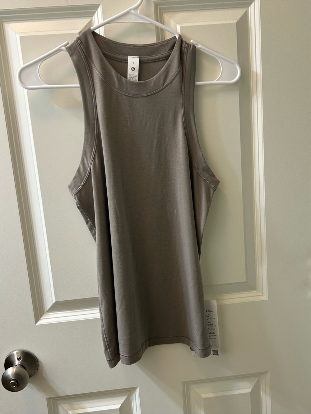 lululemon athletica Sleeveless Tank Top - Taupe Gray